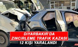 Diyarbakır’da Zincirleme Trafik Kazası: 12 Kişi Yaralandı  