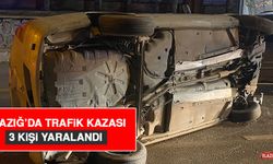 Elazığ’da Trafik Kazası: 3 Yaralı  