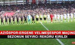 Elazığspor-Ergene Velimeşespor Maçında Sezonun Seyirci Rekoru Kırıldı