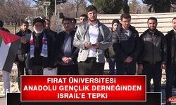 Fırat Üniversitesi Anadolu Gençlik Derneğinden İsrail’e Tepki