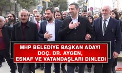 MHP Belediye Başkan Adayı Doç. Dr. Aygen, Esnaf ve Vatandaşları Dinledi
