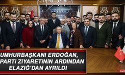 Cumhurbaşkanı Erdoğan, AK Parti Ziyaretinin Ardından Elazığ’dan Ayrıldı
