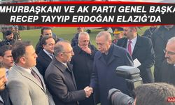 Cumhurbaşkanı Erdoğan, Elazığ’da