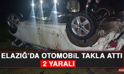 Elazığ’da Otomobil Takla Attı: 2 Yaralı  