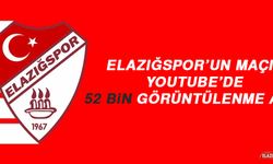 Elazığspor’un Maçı, Youtube’de 52 Bin Görüntülenme Aldı
