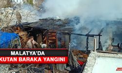 Malatya’da Korkutan Baraka Yangını  