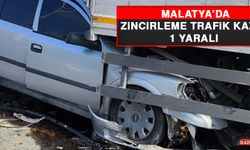 Malatya’da Zincirleme Trafik Kazası: 1 Yaralı  