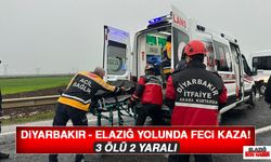 Diyarbakır - Elazığ Yolunda Feci Kaza! 3 Ölü 2 Yaralı