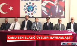 Kamu Sen Elazığ Üyeleri Bayramlaştı