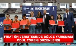 Fırat Üniversitesinde Bölge Yarışması Ödül Töreni Düzenlendi