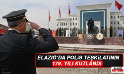 Elazığ’da Polis Teşkilatının 179. Yılı Kutlandı