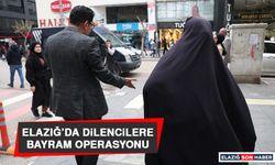 Elazığ’da Dilencilere Bayram Operasyonu