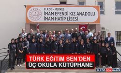 Türk Eğitim Sen’den Üç Okula Kütüphane
