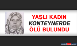 Yaşlı Kadın Konteynerde Ölü Bulundu