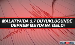 Malatya’da 3.7 Büyüklüğünde Deprem Meydana Geldi
