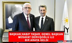Başkan Habip Yaşar Genel Başkan Müsavat Dervişoğlu İle Bir Araya Geldi