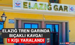 Elazığ Tren Garında Bıçaklı Kavga! 1 Yaralı