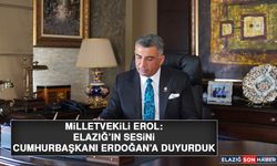 Milletvekili Erol: Elazığ’ın Sesini Cumhurbaşkanı Erdoğan’a Duyurduk