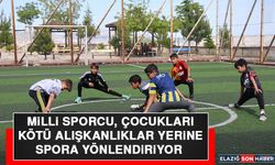 Milli Sporcu, Çocukları Kötü Alışkanlıklar Yerine Spora Yönlendiriyor