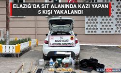 Elazığ’da Sit Alanında Kazı Yapan 5 Kişi Yakalandı