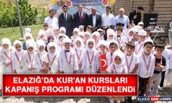 Elazığ’da Kur'an Kursları Kapanış Programı Düzenlendi