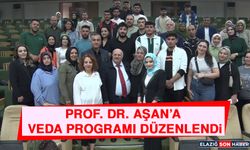 Prof. Dr. Aşan’a Veda Programı Düzenlendi