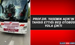 Prof.Dr. Yasemin Açık’ın Tahsis Ettiği Beş Otobüs Yola Çıktı