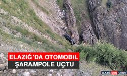 Elazığ’da Otomobil Şarampole Uçtu! 2 Yaralı