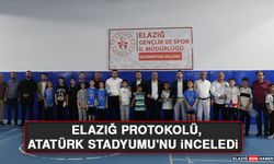 Elazığ Protokolü, Atatürk Stadyumu'nu İnceledi