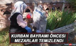 Kurban Bayramı Öncesi Mezarlar Temizlendi