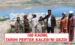 100 Kadın, Tarihi Pertek Kalesi'ni Gezdi