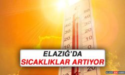 Elazığ’da Sıcaklıklar Artıyor