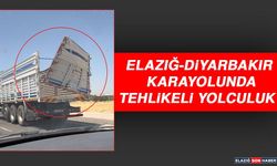 Elazığ-Diyarbakır Karayolunda Tehlikeli Yolculuk