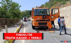 Tunceli’de Trafik Kazası: 1 Yaralı