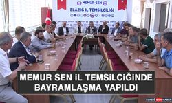 Memur Sen İl Temsilciğinde Bayramlaşma Yapıldı