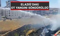 Elazığ’daki Ot Yangını Söndürüldü