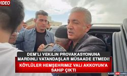 Provokasyon Yapan DEM’li Vekile Karşı, Mardinliler Hemşehrimiz Vali Akkoyun’a Sahip Çıktı