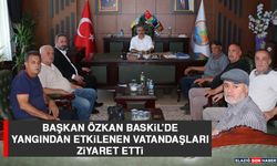 Başkan Özkan Baskil’de Yangından Etkilenen Vatandaşları Ziyaret Etti