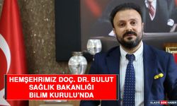 Hemşehrimiz Doç. Dr. Bulut, Sağlık Bakanlığı Bilim Kurulu’nda