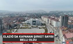 Elazığ’da Kapanan Şirket Sayısı Belli Oldu