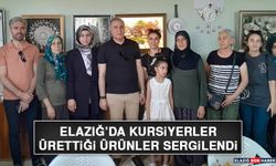 Elazığ’da Kursiyerler Ürettiği Ürünler Sergilendi