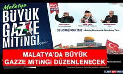 Başkan Kayaoğlu: Malatya’da Büyük Gazze Mitingi Düzenlenecek