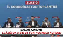 Bakan Kurum: Elâzığ’da 3 Bin 93 Yeni Yuvamızı Kurduk