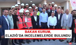 Bakan Kurum Elazığ’da İncelemelerde Bulundu