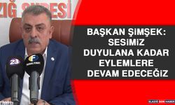 Başkan Şimşek: Sesimiz Duyulana Kadar Eylemlere Devam Edeceğiz