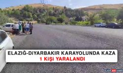 Elazığ-Diyarbakır Karayolunda Kaza, 1 Kişi Yaralandı