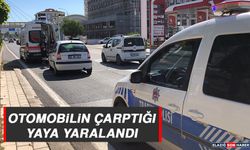 Otomobilin Çarptığı Yaya Yaralandı