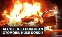 Alevlere Teslim Olan Otomobil Küle Döndü