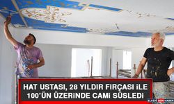 Hat Ustası, 28 Yıldır Fırçası İle 100’ün Üzerinde Cami Süsledi