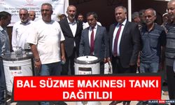 Bal Süzme Makinesi Tankı Dağıtıldı